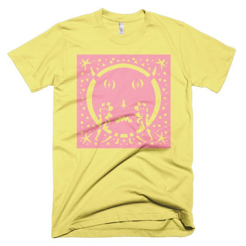 Jad Fair - Yellow/Pink Moon Monster Unisex Tee