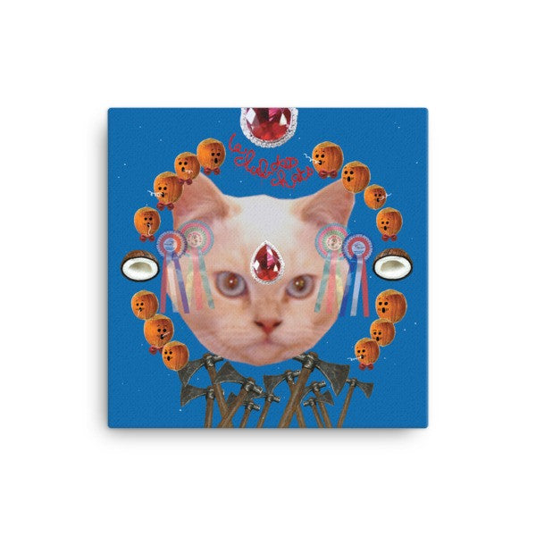 Le Club des Chats Wat, Wat, Wat Canvas Wall Art