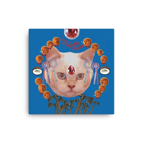 Le Club des Chats Wat, Wat, Wat Canvas Wall Art